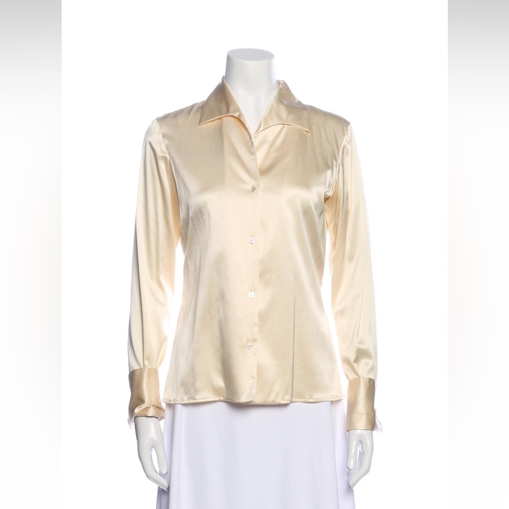 Silk Ralph Lauren button down shirt